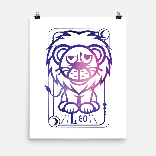 Leo Galaxy Sign-None-Matte-Poster-jrberger