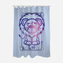 Leo Galaxy Sign-None-Polyester-Shower Curtain-jrberger