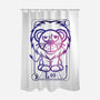 Leo Galaxy Sign-None-Polyester-Shower Curtain-jrberger