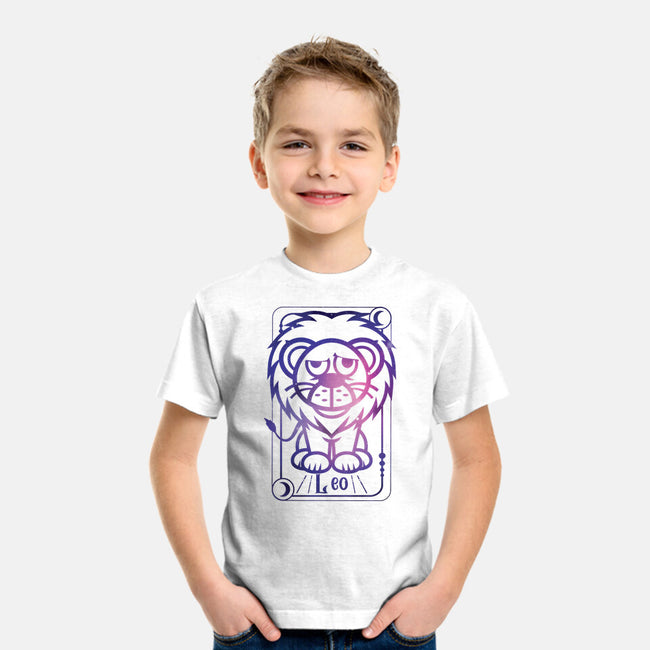 Leo Galaxy Sign-Youth-Basic-Tee-jrberger