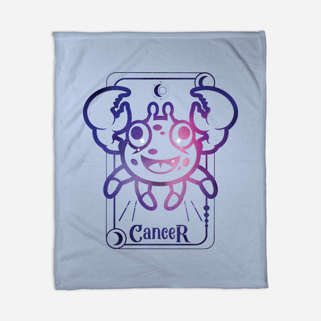 Cancer Galaxy Sign-None-Fleece-Blanket-jrberger