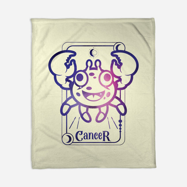 Cancer Galaxy Sign-None-Fleece-Blanket-jrberger