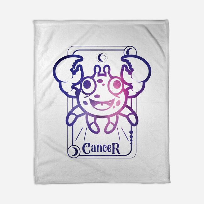 Cancer Galaxy Sign-None-Fleece-Blanket-jrberger
