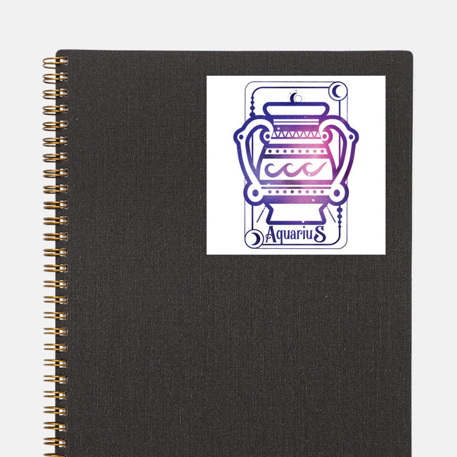 Aquarius Galaxy Sign-None-Glossy-Sticker-jrberger