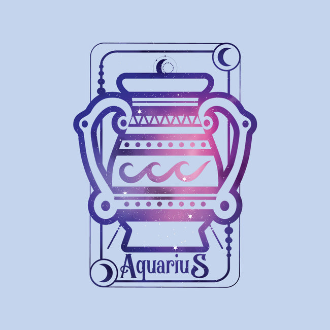 Aquarius Galaxy Sign-None-Fleece-Blanket-jrberger