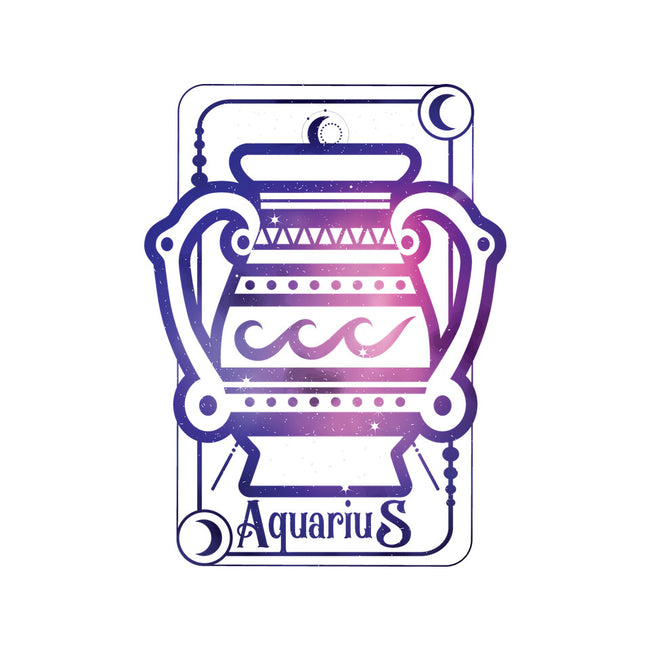 Aquarius Galaxy Sign-None-Fleece-Blanket-jrberger