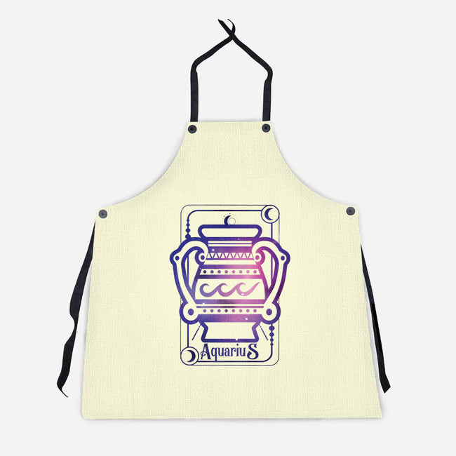 Aquarius Galaxy Sign-Unisex-Kitchen-Apron-jrberger