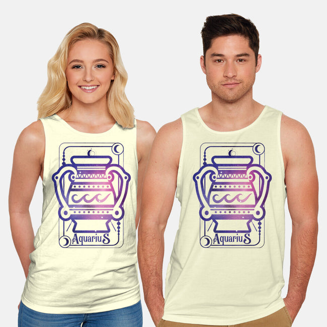 Aquarius Galaxy Sign-Unisex-Basic-Tank-jrberger