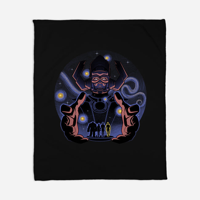 Fantastic Vs Galactic-None-Fleece-Blanket-Astrobot Invention