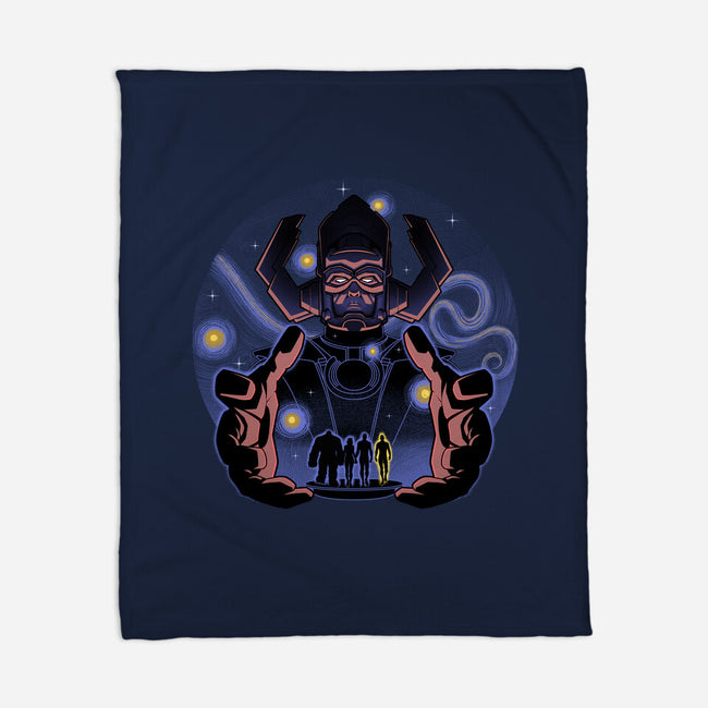 Fantastic Vs Galactic-None-Fleece-Blanket-Astrobot Invention