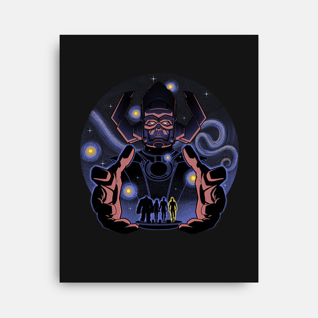 Fantastic Vs Galactic-None-Stretched-Canvas-Astrobot Invention