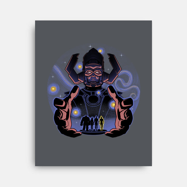 Fantastic Vs Galactic-None-Stretched-Canvas-Astrobot Invention