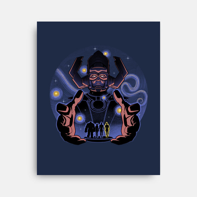 Fantastic Vs Galactic-None-Stretched-Canvas-Astrobot Invention