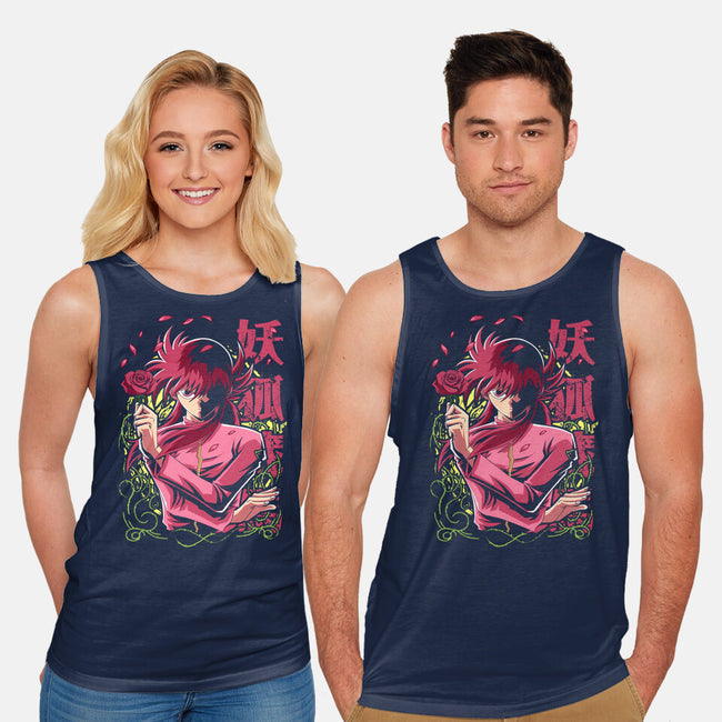 Whip Roses Of Darkness-Unisex-Basic-Tank-Diego Oliver