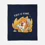 Oh This Is Fine-None-Fleece-Blanket-Freecheese