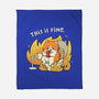 Oh This Is Fine-None-Fleece-Blanket-Freecheese