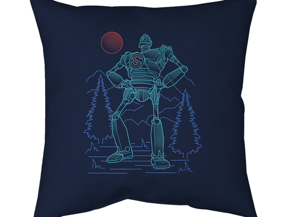 Iron Colossal Neon Lineart