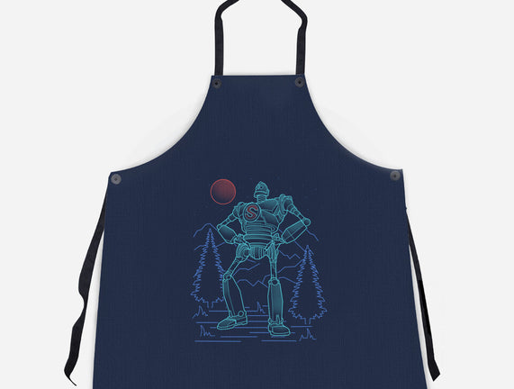 Iron Colossal Neon Lineart