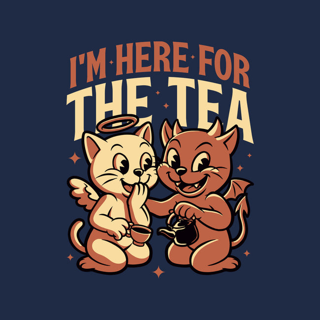 Gossip Tea Cats-Womens-Fitted-Tee-Studio Mootant