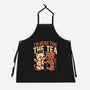 Gossip Tea Cats-Unisex-Kitchen-Apron-Studio Mootant