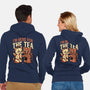 Gossip Tea Cats-Unisex-Zip-Up-Sweatshirt-Studio Mootant