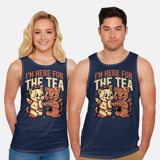Gossip Tea Cats-Unisex-Basic-Tank-Studio Mootant