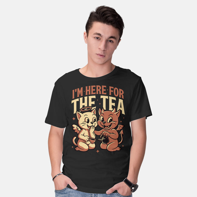 Gossip Tea Cats-Mens-Basic-Tee-Studio Mootant