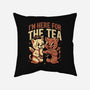 Gossip Tea Cats-None-Removable Cover w Insert-Throw Pillow-Studio Mootant