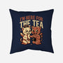 Gossip Tea Cats-None-Removable Cover w Insert-Throw Pillow-Studio Mootant
