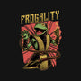 Frog Puppet Fighter-None-Stretched-Canvas-Studio Mootant
