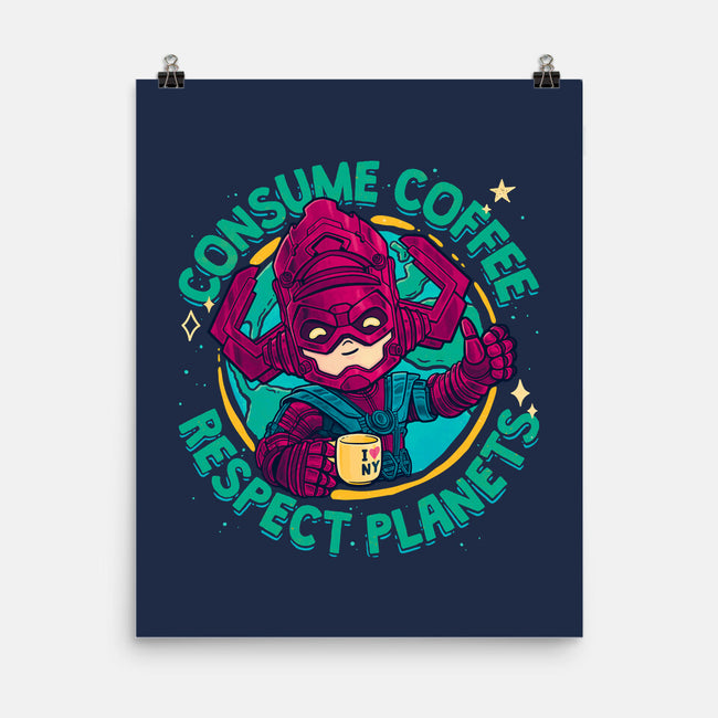 Devourer Of Coffee-None-Matte-Poster-teesgeex