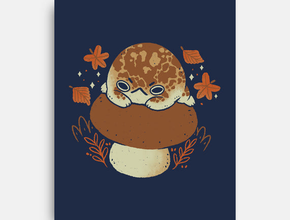 Cute Rain Frog In Autumn