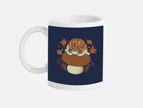 Cute Rain Frog In Autumn