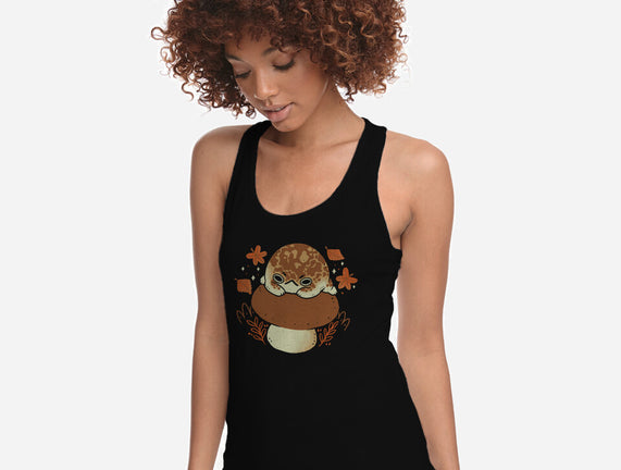 Cute Rain Frog In Autumn
