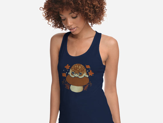 Cute Rain Frog In Autumn