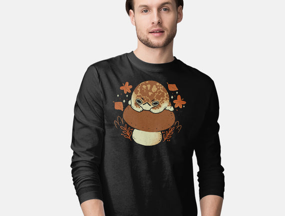 Cute Rain Frog In Autumn