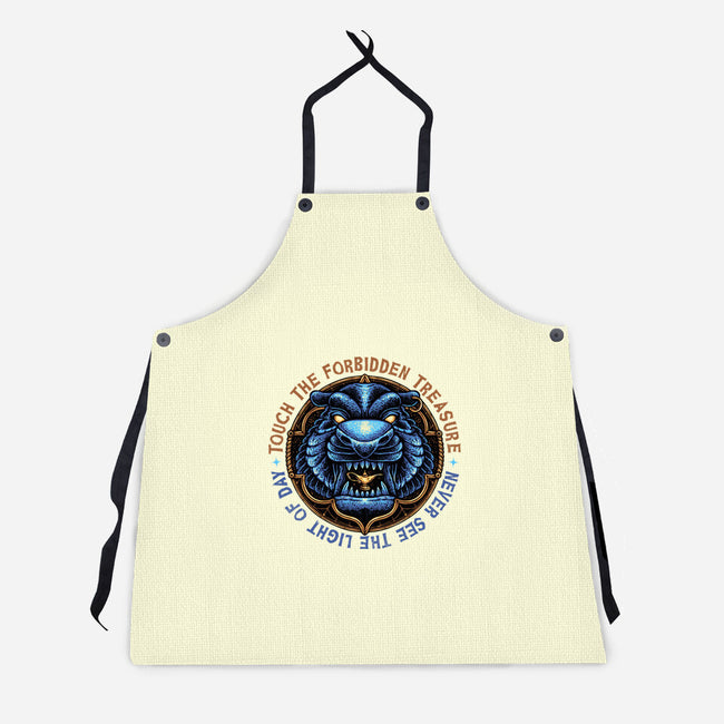 Forbidden Treasure-Unisex-Kitchen-Apron-glitchygorilla