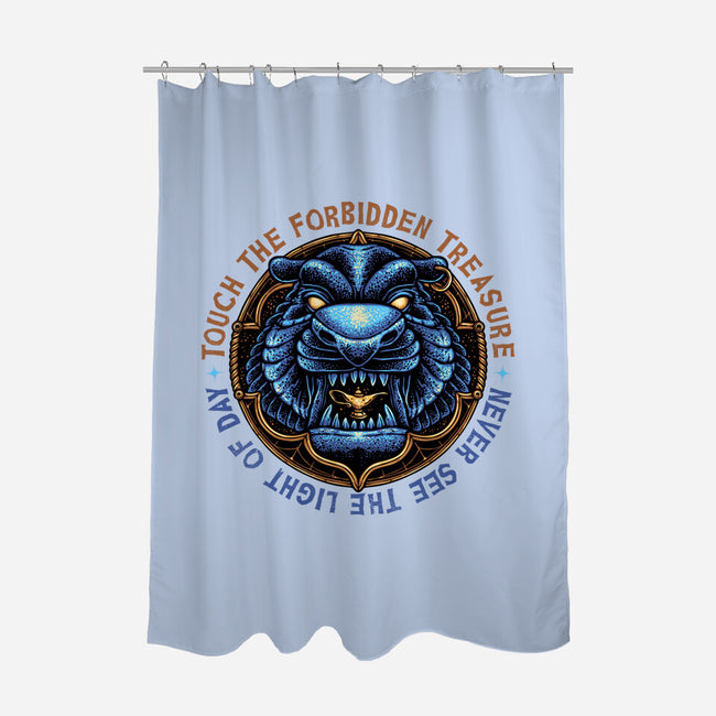 Forbidden Treasure-None-Polyester-Shower Curtain-glitchygorilla