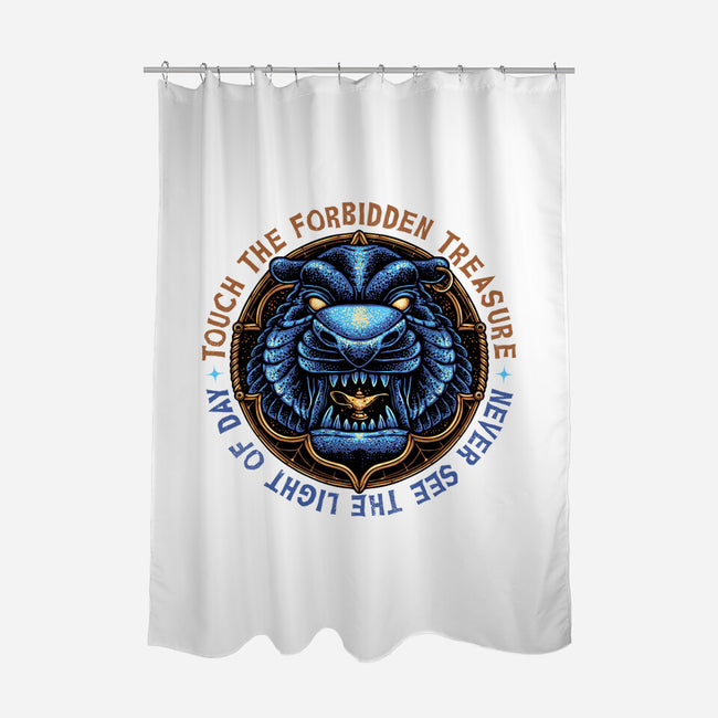 Forbidden Treasure-None-Polyester-Shower Curtain-glitchygorilla