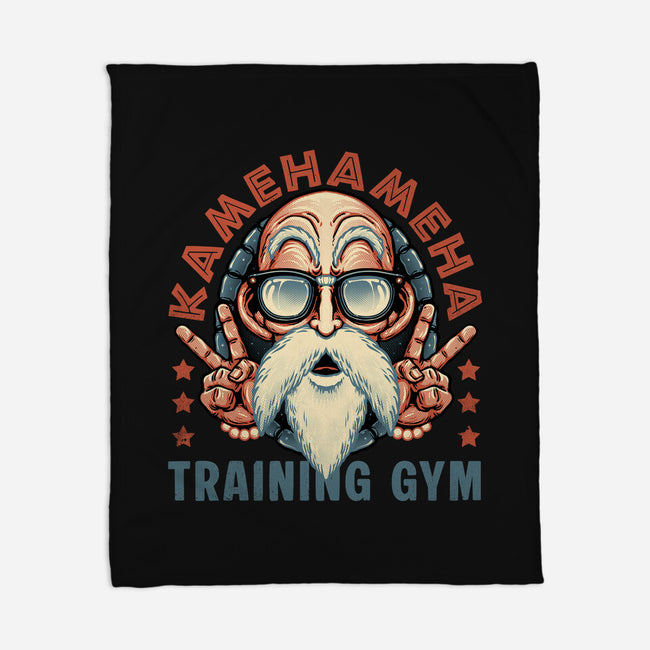 Kame Training Gym-None-Fleece-Blanket-glitchygorilla