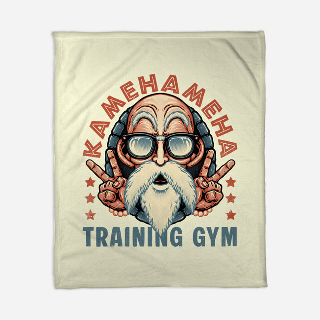 Kame Training Gym-None-Fleece-Blanket-glitchygorilla