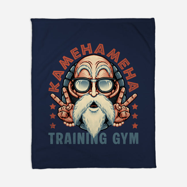 Kame Training Gym-None-Fleece-Blanket-glitchygorilla