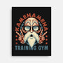 Kame Training Gym-None-Stretched-Canvas-glitchygorilla