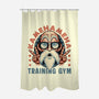 Kame Training Gym-None-Polyester-Shower Curtain-glitchygorilla
