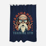 Kame Training Gym-None-Polyester-Shower Curtain-glitchygorilla