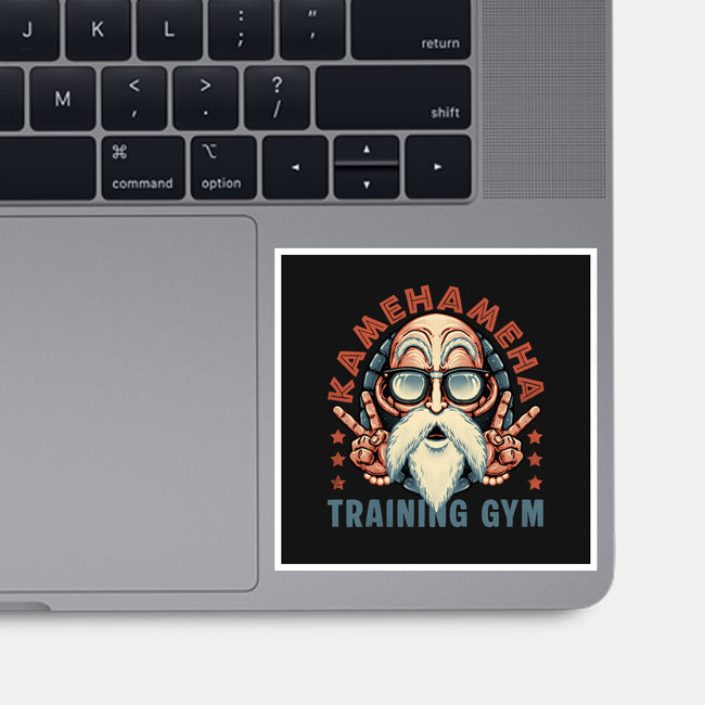 Kame Training Gym-None-Glossy-Sticker-glitchygorilla
