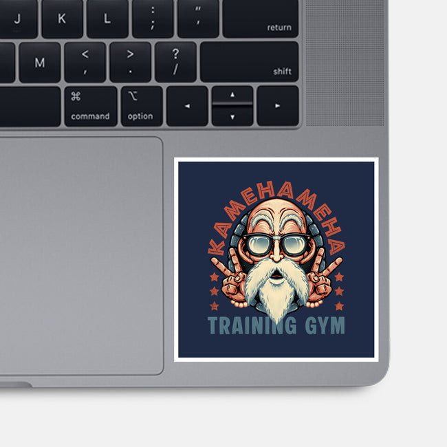 Kame Training Gym-None-Glossy-Sticker-glitchygorilla