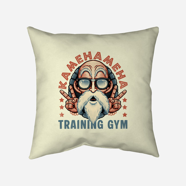 Kame Training Gym-None-Removable Cover w Insert-Throw Pillow-glitchygorilla