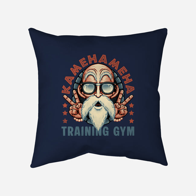 Kame Training Gym-None-Removable Cover w Insert-Throw Pillow-glitchygorilla