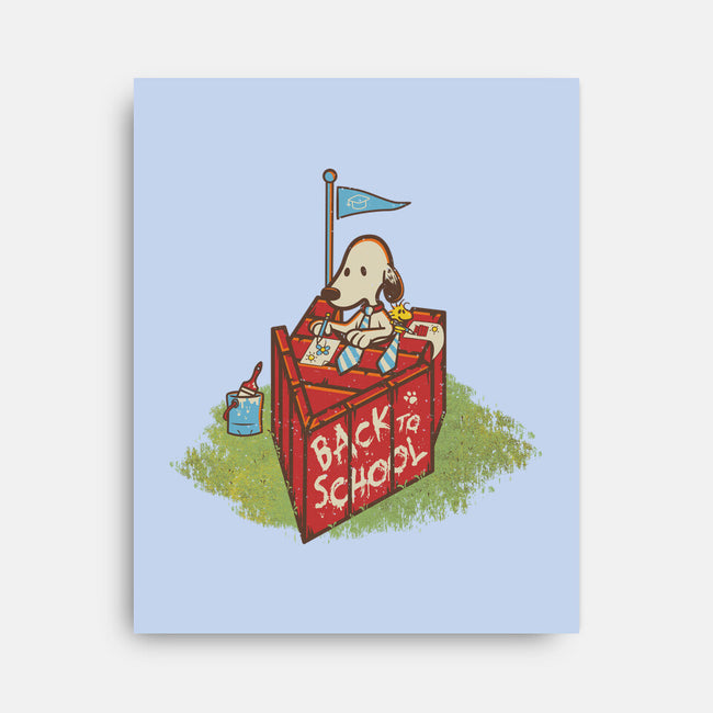 Back To School-None-Stretched-Canvas-rocketman_art